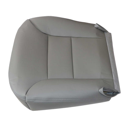 For 1995-1999 Chevy Silverado Driver Bottom Replacement Leather Seat Cover Gray