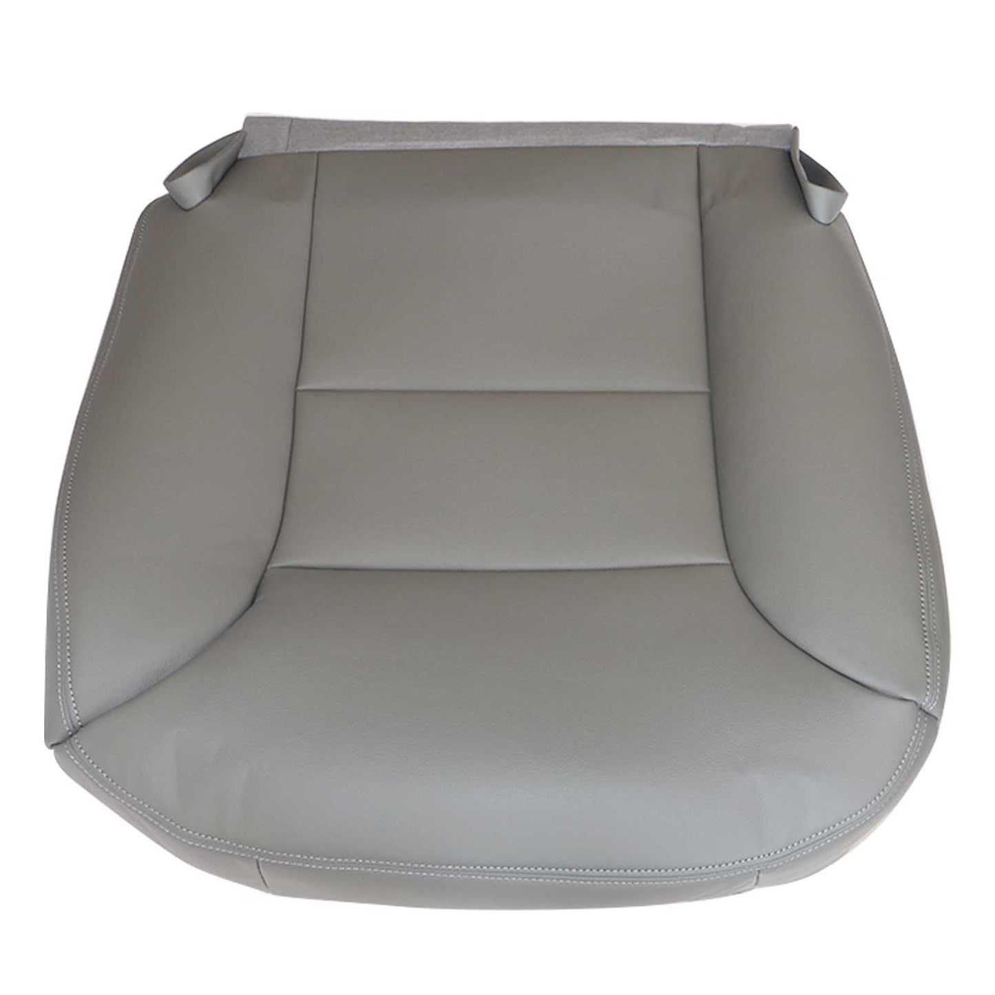 For 1995-1999 Chevy Silverado Driver Bottom Replacement Leather Seat Cover Gray