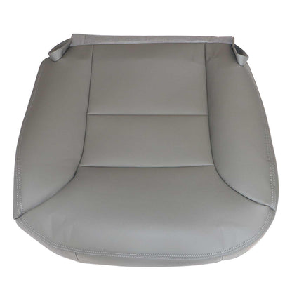 For 1995-1999 Chevy Silverado Driver Bottom Replacement Leather Seat Cover Gray