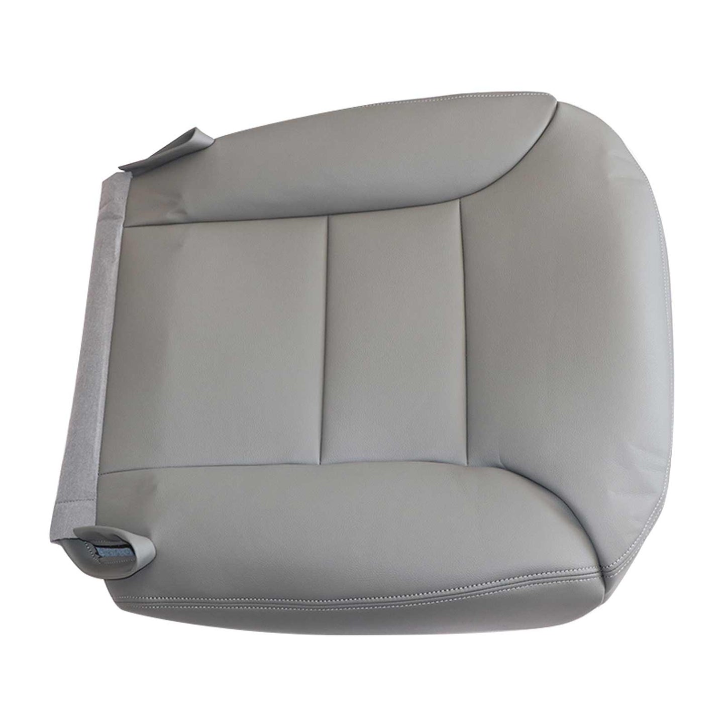 For 1995-1999 Chevy Silverado Driver Bottom Replacement Leather Seat Cover Gray