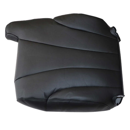 For 1999-2002 Chevy GMC Replacement Driver Top Leather Seat Cover Dark Black
