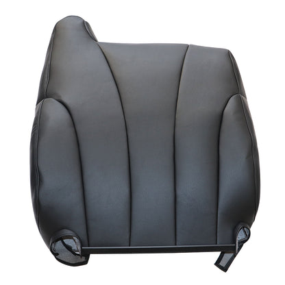 For 1999-2002 Chevy GMC Replacement Passenger Top Leather Seat Cover Dark Black
