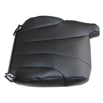 For 1999-2002 Chevy GMC Replacement Passenger Top Leather Seat Cover Dark Black