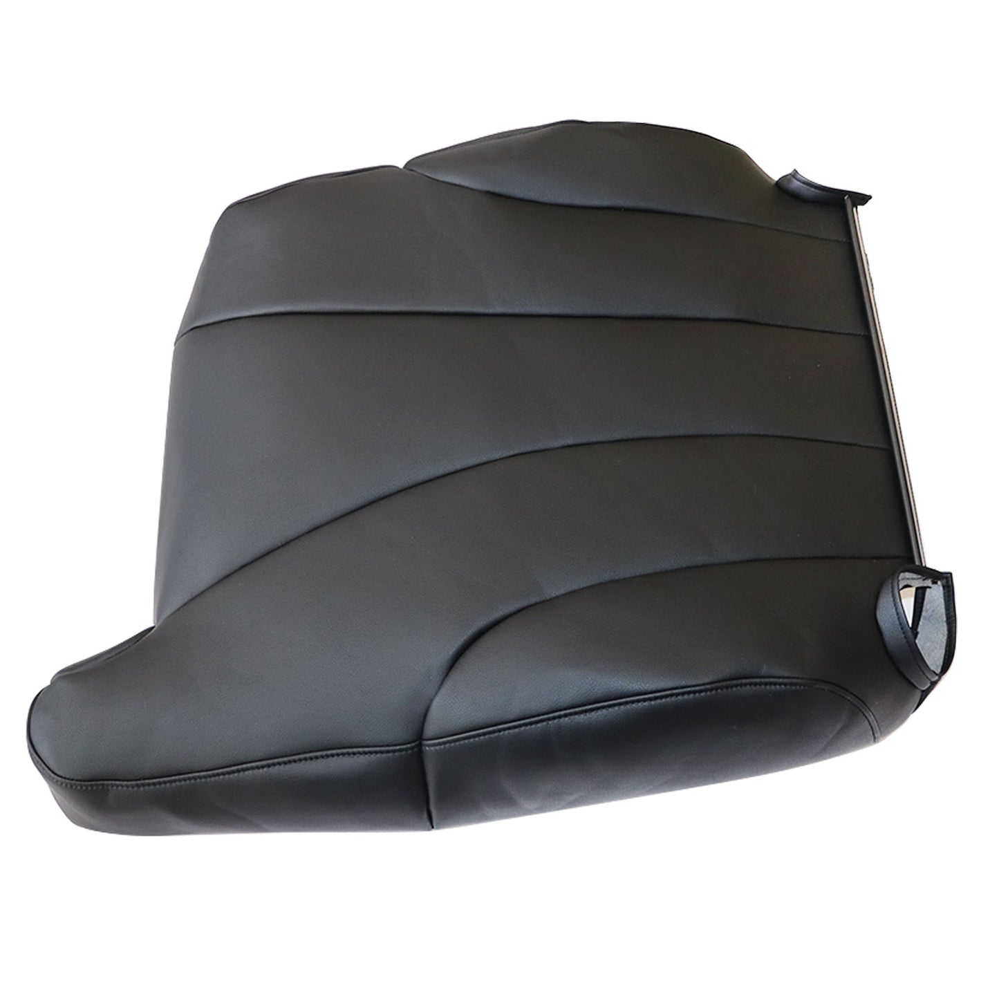 For 1999-2002 Chevy GMC Replacement Passenger Top Leather Seat Cover Dark Black