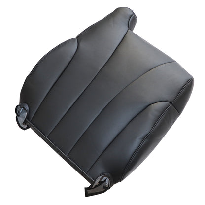 For 1999-2002 Chevy GMC Replacement Passenger Top Leather Seat Cover Dark Black