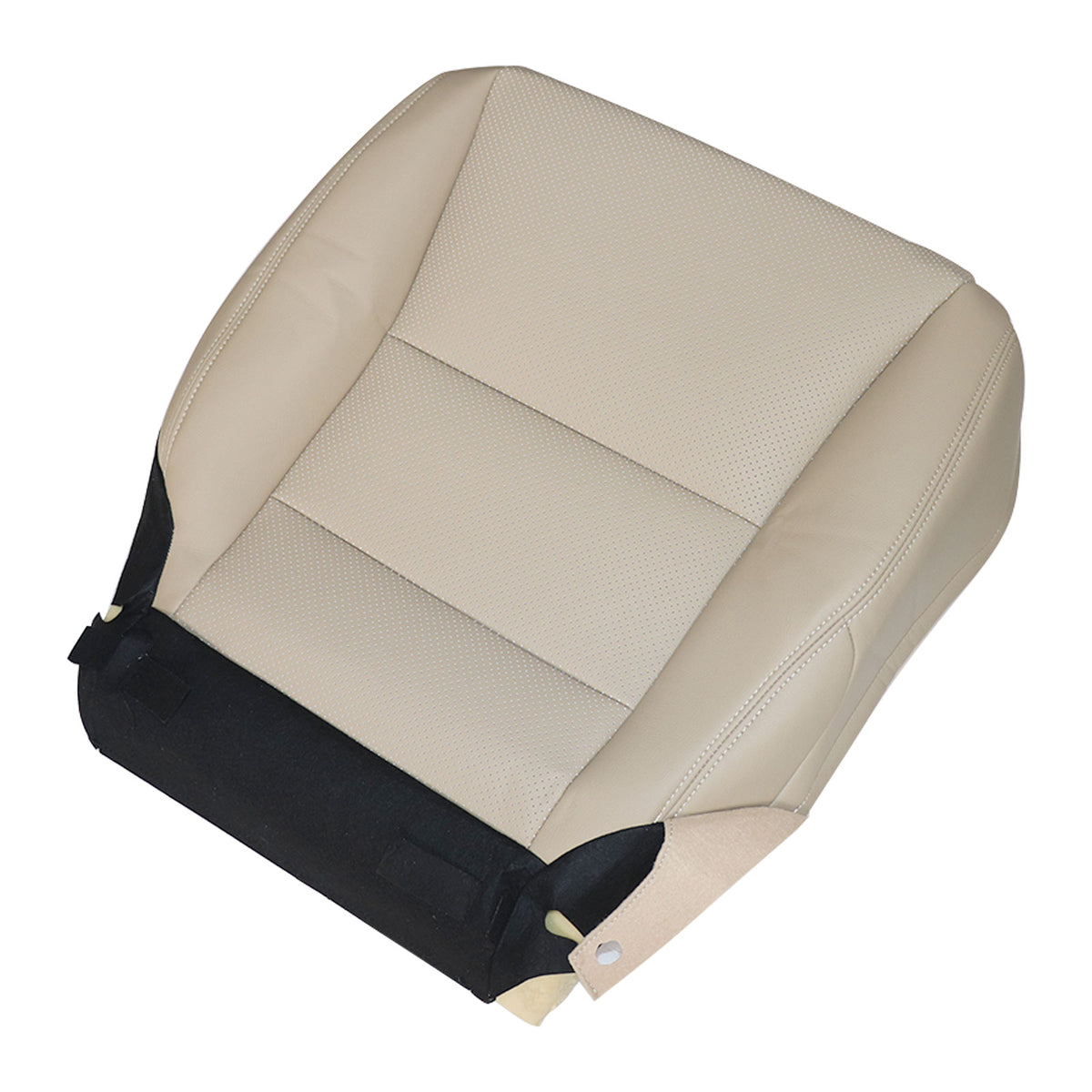 For 2013-2017 Honda Accord Sedan DRIVER SIDE Bottom Leather seat cover Light TAN