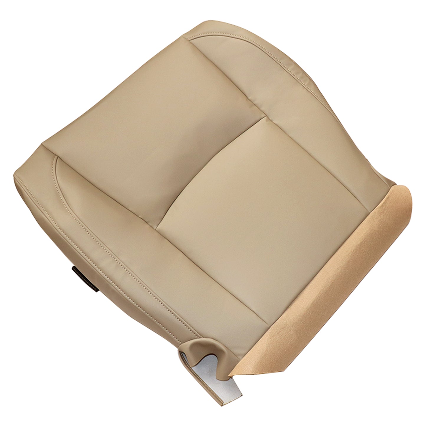 For 2004-2009 Lexus RX350 Driver Bottom Replacement Leather Seat Cover Light Tan