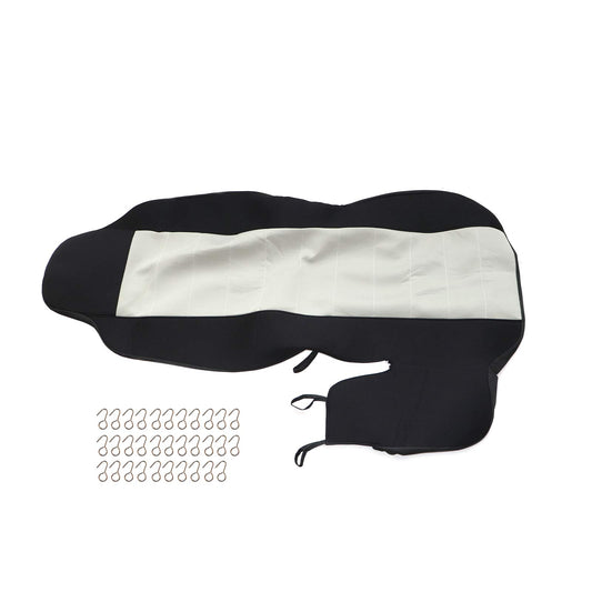 2 Seats Fits 2004-2012 Ford Ranger 60/40 High Back Bench Seat Cover Black & Gray