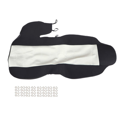 2 Seats Fits 2004-2012 Ford Ranger 60/40 High Back Bench Seat Cover Black & Gray