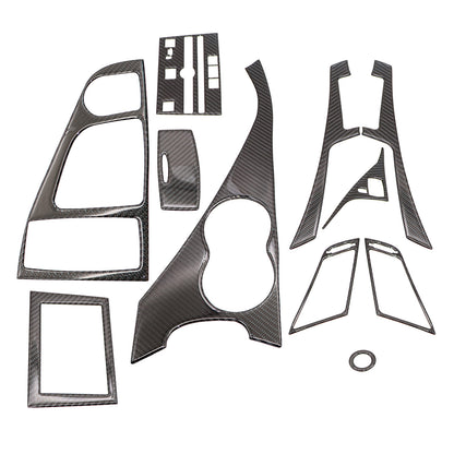 11pcs Carbon Fiber Full Interior Set Kit Cover Trim For Infiniti Q50 Q60 2014-19