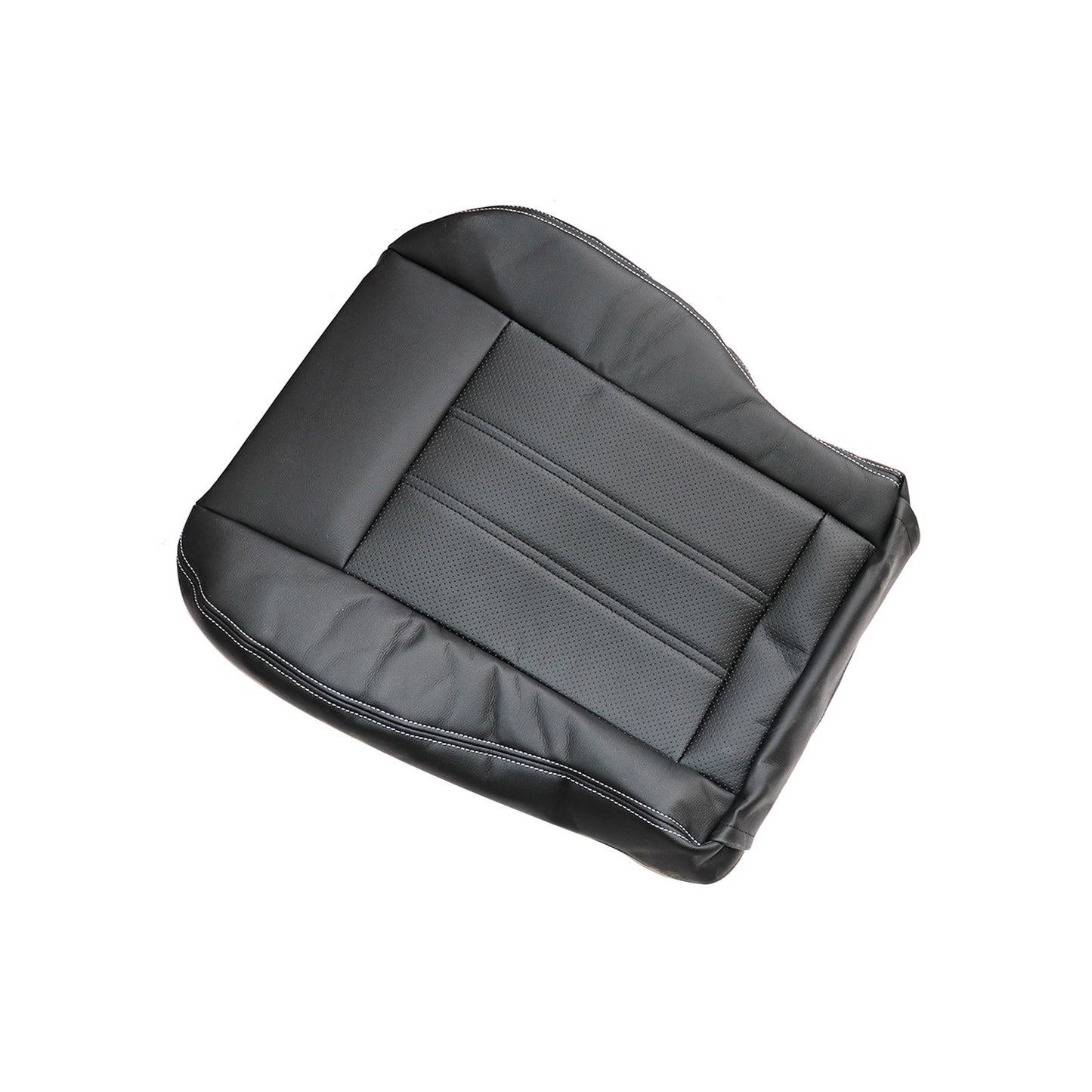 2011-2016 Fits CHRYSLER TOWN & COUNTRY Driver Bottom Leather Seat Cover Black