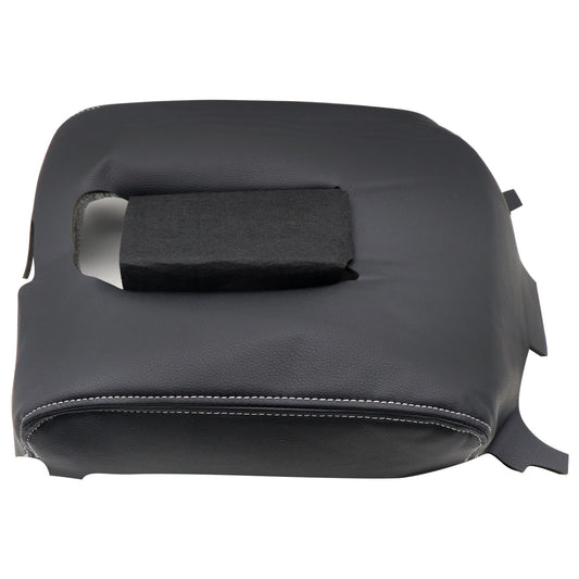 Fits Chevy Silverado 1500 GMC Sierra 14-18 Console Lid Armrest Cover Gray Stitch