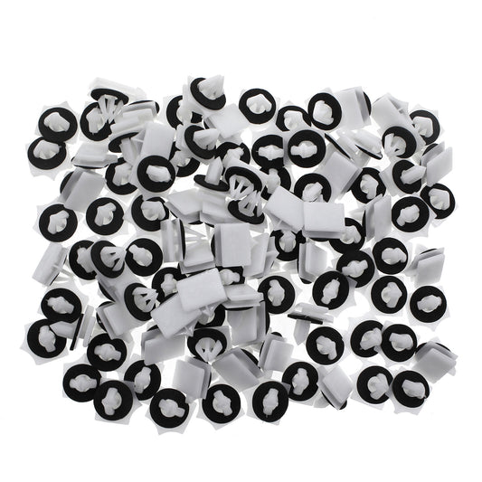 (Qty)100 -Panel Moulding Clips nylon Fit For  Chevy Avalanche 2002 On Cladding