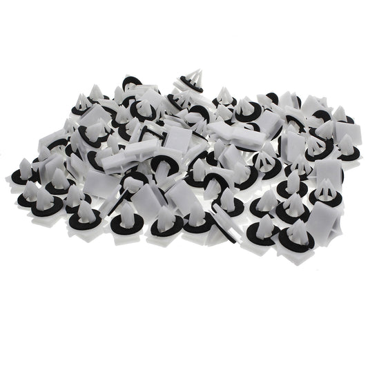 (Qty)100 -Panel Moulding Clips nylon Fit For  Chevy Avalanche 2002 On Cladding