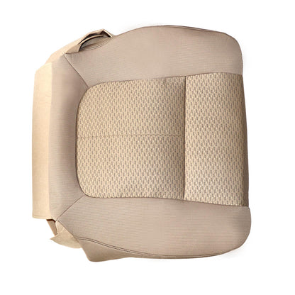 Fits 09-14 Ford F150 XLT STX Right Front Passenger Bottom Cloth Seat Cover Tan