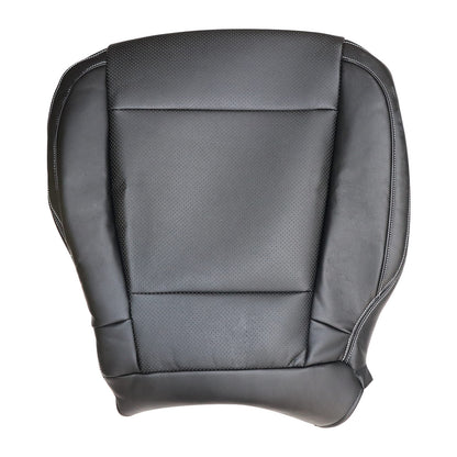Fits 2015-17 Ford F150 Lariat Driver Bottom Replacement Leather Seat Cover Black