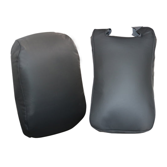 Front Middle Seat Bottom Top Cover Dark Gray For 1999-2006 Chevy Silverado 1500