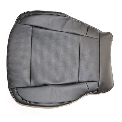 For 2015 2016 2017 Ford F150 Lariat Passenger Lower Seat Cover Leather Black