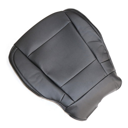 For 2015 2016 2017 Ford F150 Lariat Passenger Lower Seat Cover Leather Black