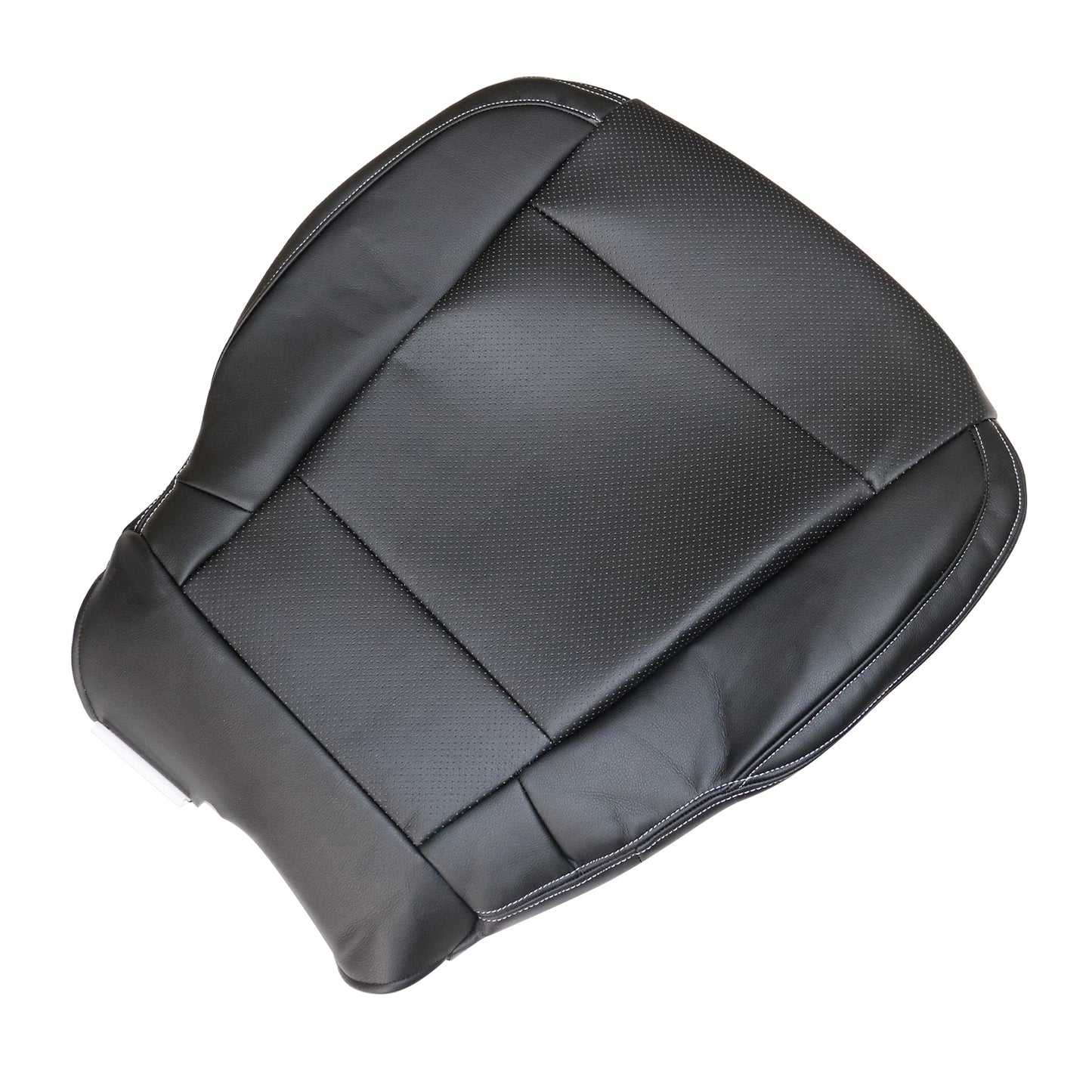For 2015 2016 2017 Ford F150 Lariat Passenger Lower Seat Cover Leather Black