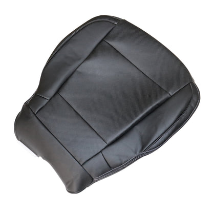 For 2015 2016 2017 Ford F150 Lariat Passenger Lower Seat Cover Leather Black