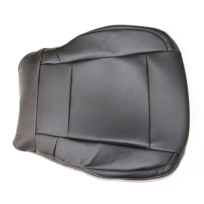 For 2015 2016 2017 Ford F150 Lariat Passenger Lower Seat Cover Leather Black