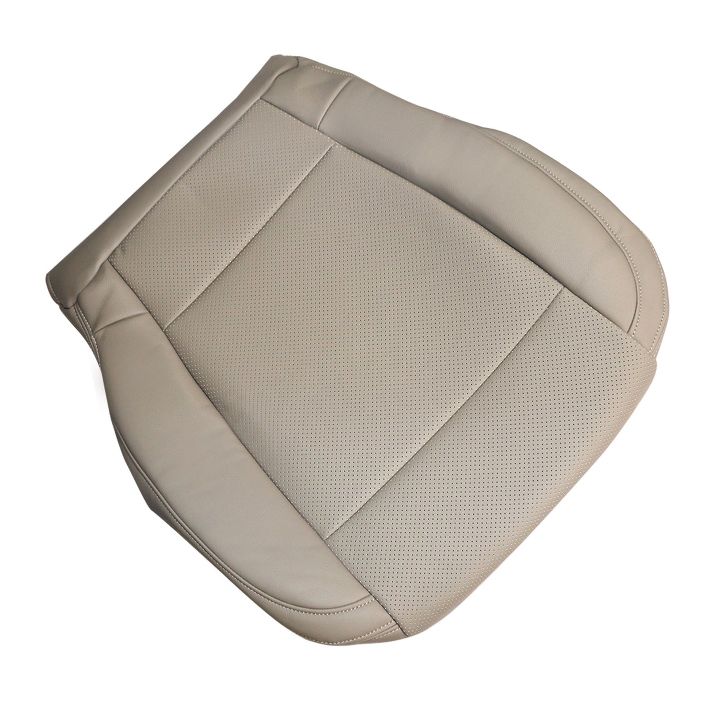 For 2015 2016 2017 Ford F150 Lariat Driver Side Bottom Leather Seat Cover Tan