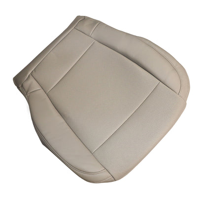 For 2015 2016 2017 Ford F150 Lariat Driver Side Bottom Leather Seat Cover Tan
