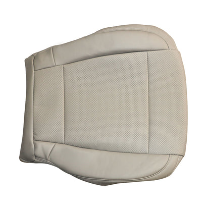 For 2015 2016 2017 Ford F150 Lariat Driver Side Bottom Leather Seat Cover Tan