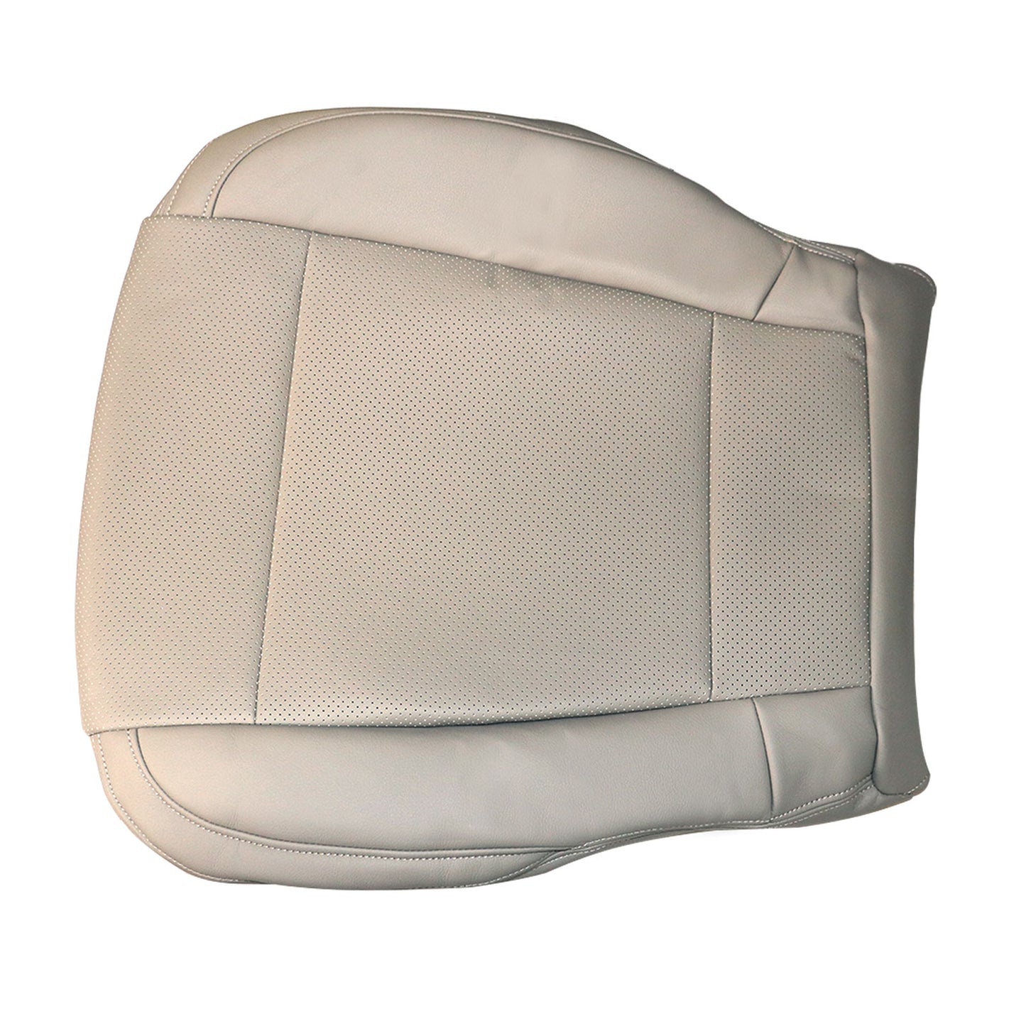 For 2015 2016 2017 Ford F150 Lariat Driver Side Bottom Leather Seat Cover Tan