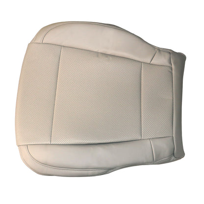 For 2015 2016 2017 Ford F150 Lariat Driver Side Bottom Leather Seat Cover Tan