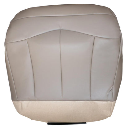 For 1999 2000 2001 2002 2003 Ford F150 XLT Driver Bottom Leather Seat Cover Tan