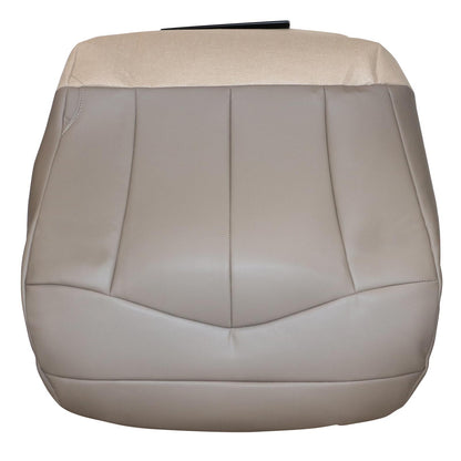 For 1999 2000 2001 2002 2003 Ford F150 XLT Driver Bottom Leather Seat Cover Tan
