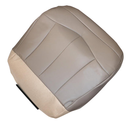 For 1999 2000 2001 2002 2003 Ford F150 XLT Driver Bottom Leather Seat Cover Tan