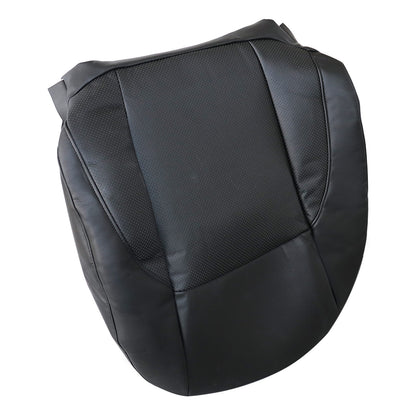 New For 2007-2012 LEXUS ES350 Driver Top Perforated AC Seat Cover Leather Black
