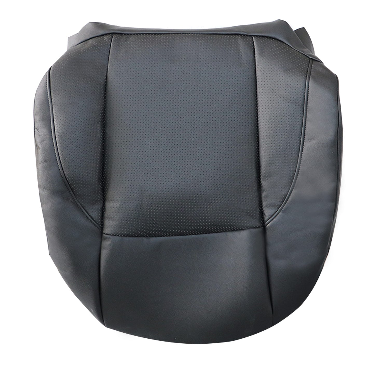 New For 2007-2012 LEXUS ES350 Driver Top Perforated AC Seat Cover Leather Black