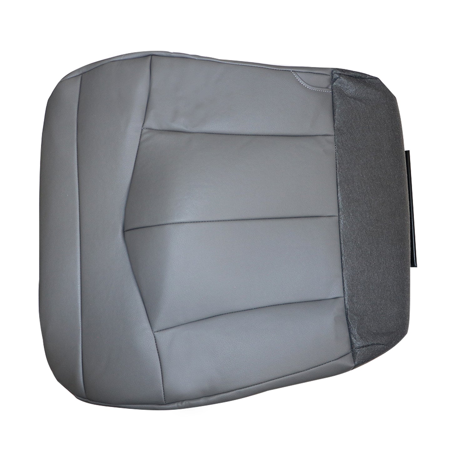 For 1999-03 Ford F150 Lariat XL Driver Bottom Leather Seat Cover Med Gray E2/J2