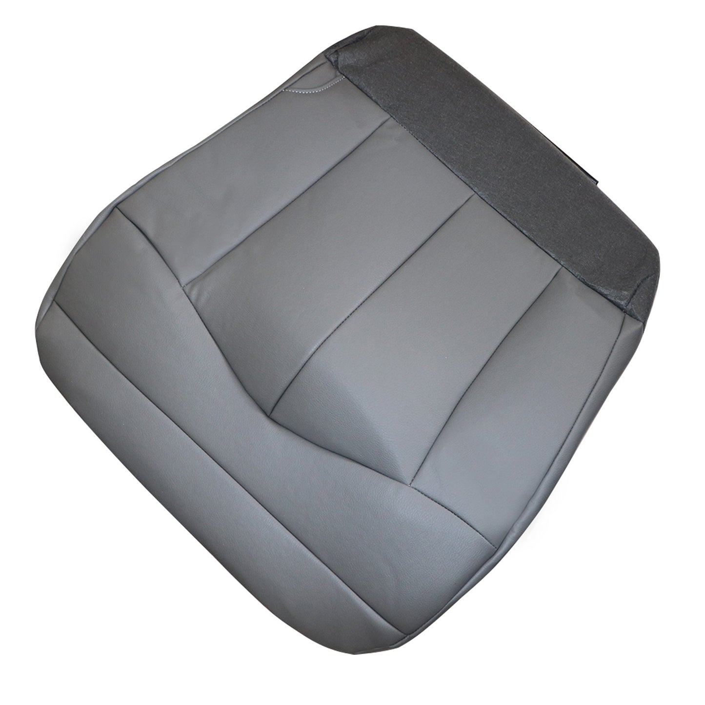 For 1999-03 Ford F150 Lariat XL Driver Bottom Leather Seat Cover Med Gray E2/J2