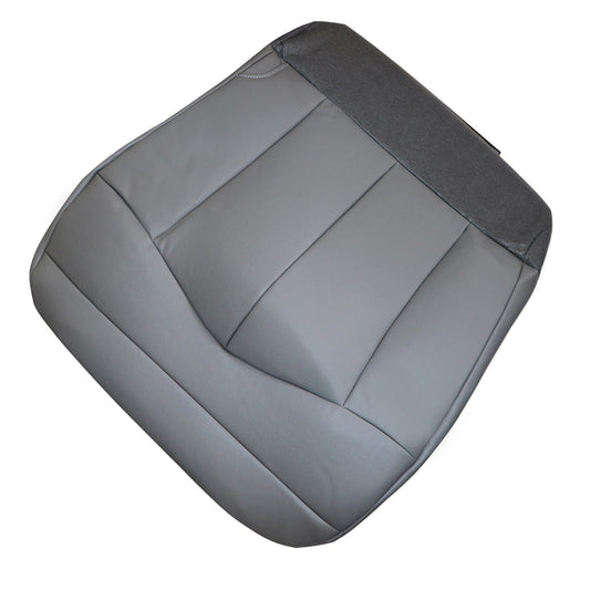 For 1999-03 Ford F150 Lariat XL Driver Bottom Leather Seat Cover Med Gray E2/J2