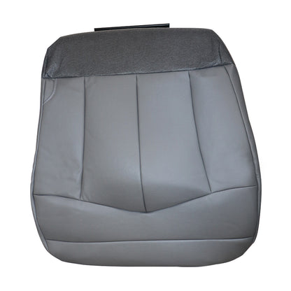 For 1999-03 Ford F150 Lariat XL Driver Bottom Leather Seat Cover Med Gray E2/J2