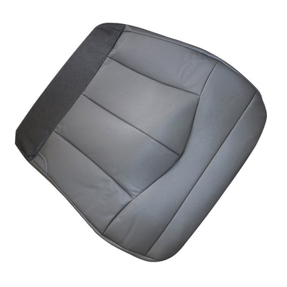 For 1999-03 Ford F150 Lariat XL Driver Bottom Leather Seat Cover Med Gray E2/J2
