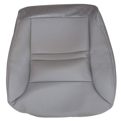 Front Leather Bottom Seat Cover Gray For 2000 Ford Excursion Passenger Side