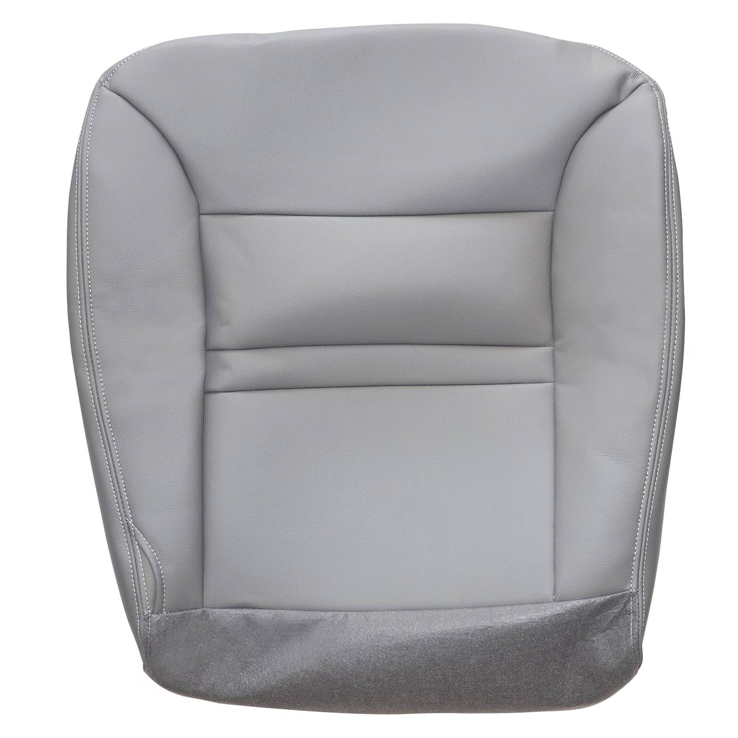 Front Leather Bottom Seat Cover Gray For 2000 Ford Excursion Passenger Side