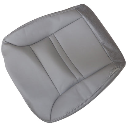 Front Leather Bottom Seat Cover Gray For 2000 Ford Excursion Passenger Side