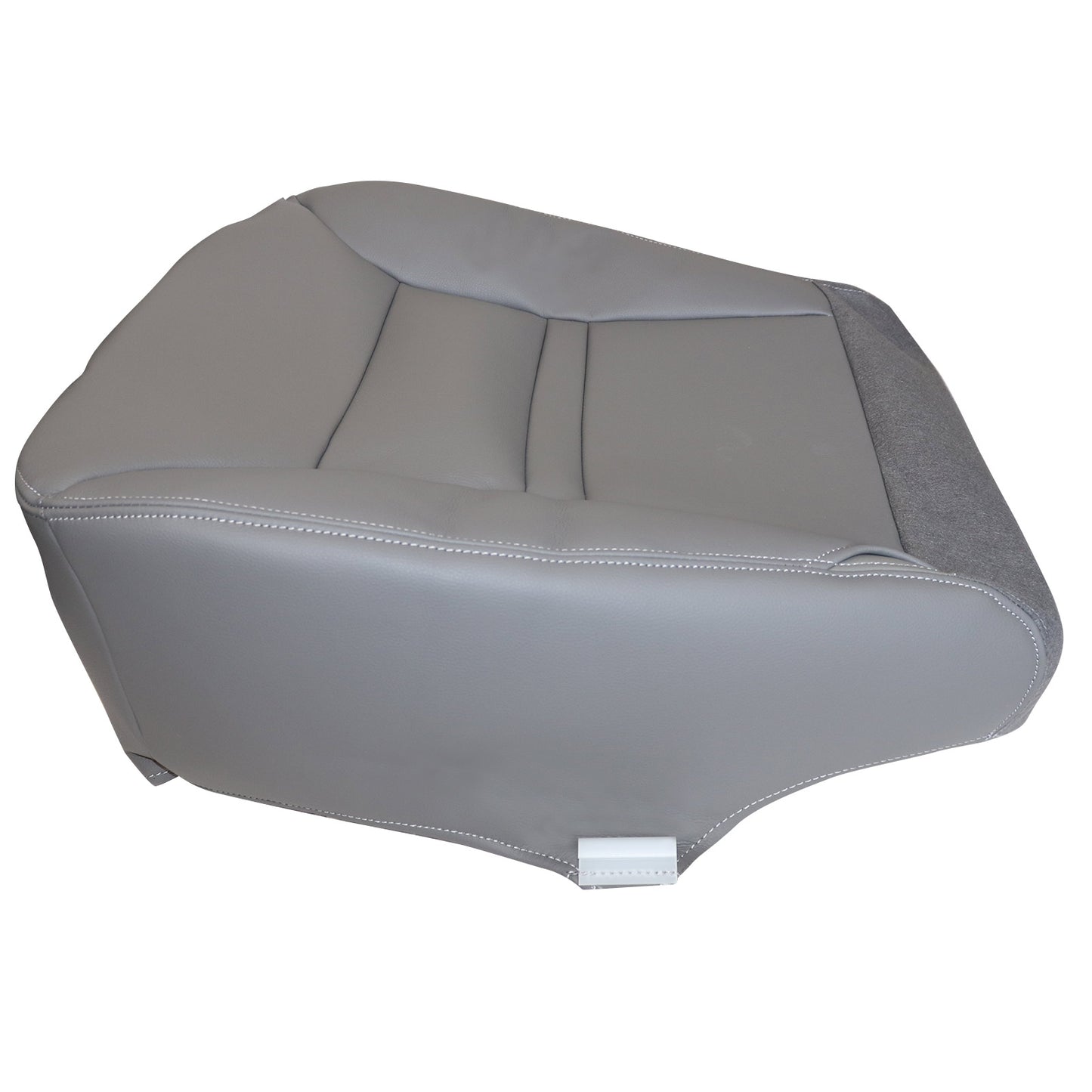 Front Leather Bottom Seat Cover Gray For 2000 Ford Excursion Passenger Side
