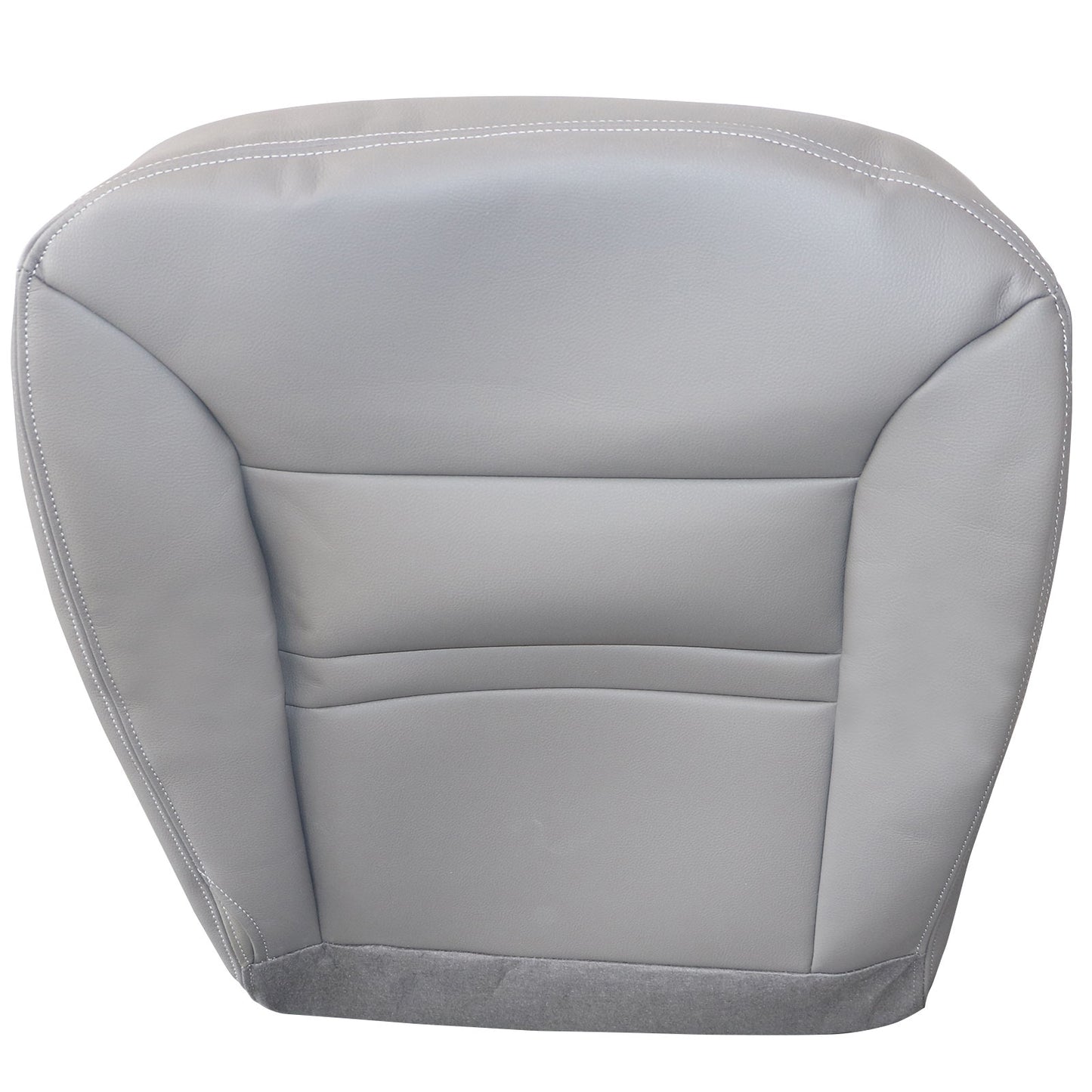 Front Leather Bottom Seat Cover Gray For 2000 Ford Excursion Passenger Side