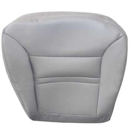 Front Leather Bottom Seat Cover Gray For 2000 Ford Excursion Passenger Side