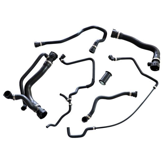 Radiator Coolant Water Hose Pipe Kit (7 Hoses) Fit BMW 550i 650i 2006-2010