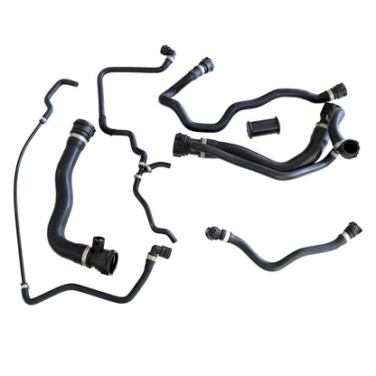 Radiator Coolant Water Hose Pipe Kit (7 Hoses) Fit BMW 550i 650i 2006-2010
