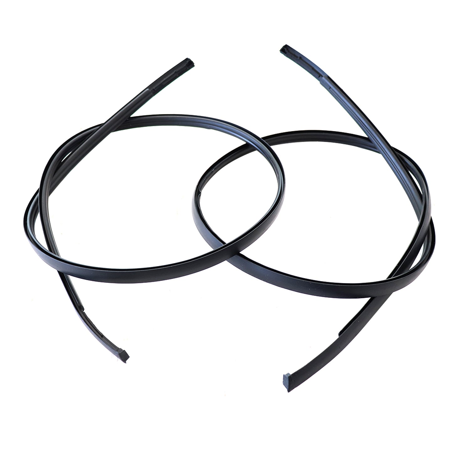 Pair of Roof Drip Moulding Trim Left & Right Side for 2013-18 Nissan Sentra 1.8L